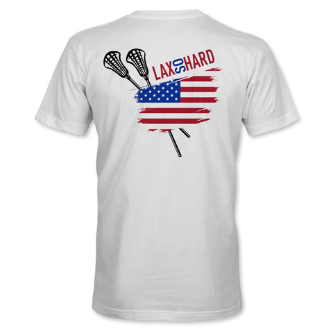 Boys American LAX T-Shirt White