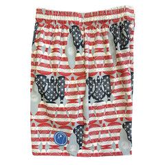 Boys American Flag Lacrosse Shorts