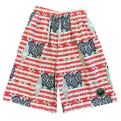 Boys American Flag Lacrosse Shorts