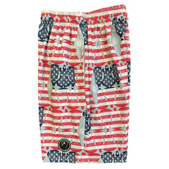 Boys American Flag Lacrosse Shorts