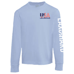 Boys American Lacrosse Long Sleeve T-Shirt