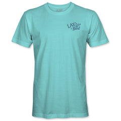 Boys Lacrosse Globe T-Shirt - Aqua Blue