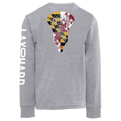 Boys Maryland Lacrosse Long Sleeve T-Shirt