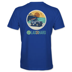 Boys Beach Lacrosse Jeep T-Shirt - Royal Blue