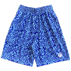 Boys Tropical Lacrosse Shorts - Blue