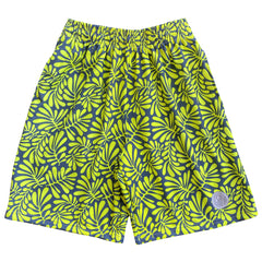 Boys Tropical Lacrosse Shorts - Yellow