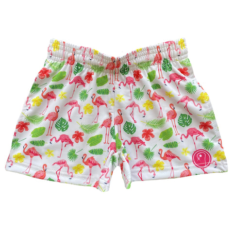 Girls Flamingo Lacrosse Shorts