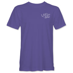 Girls Lacrosse Globe T-Shirt - Purple