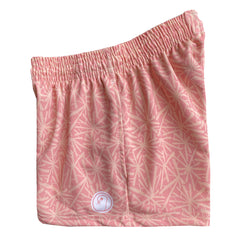 Girls Lacrosse Burst Shorts - Peach