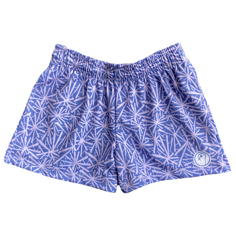 Girls Lacrosse Burst Shorts - Purple