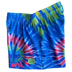 Girls Tie Dye Lacrosse Shorts