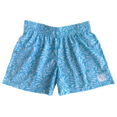 Girls Tropical Lacrosse Shorts - Blue