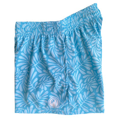 Girls Tropical Lacrosse Shorts - Blue