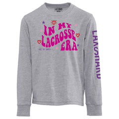 Girls Lacrosse Era Long Sleeve T-Shirt - Gray