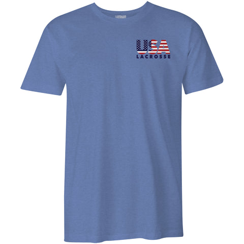 Mens American Lacrosse T-Shirt