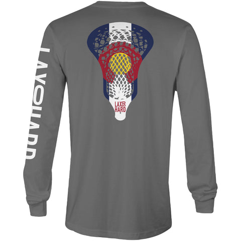 Mens Colorado Lacrosse Long Sleeve T-Shirt