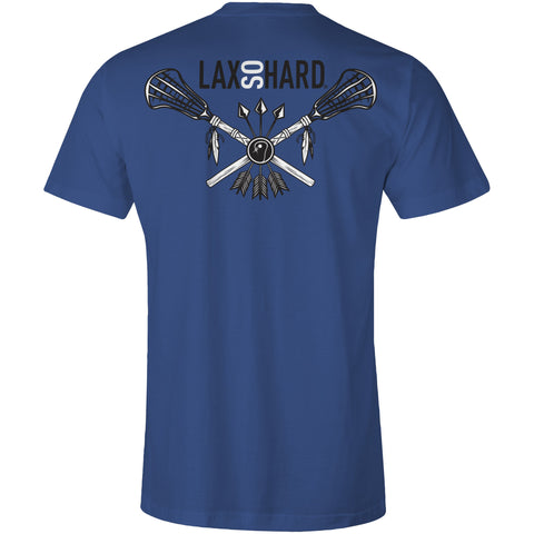 Mens Lacrosse Arrows T-Shirt - blue