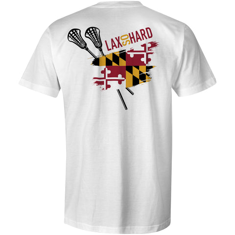 Mens Maryland Lacrosse T-Shirt White