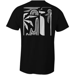 Mens Lacrosse Native T-Shirt - Black