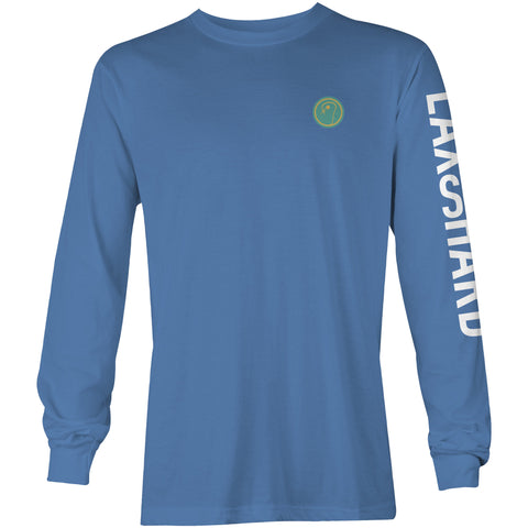 Mens Beach Lacrosse Jeep Long Sleeve T-Shirt - Royal Blue