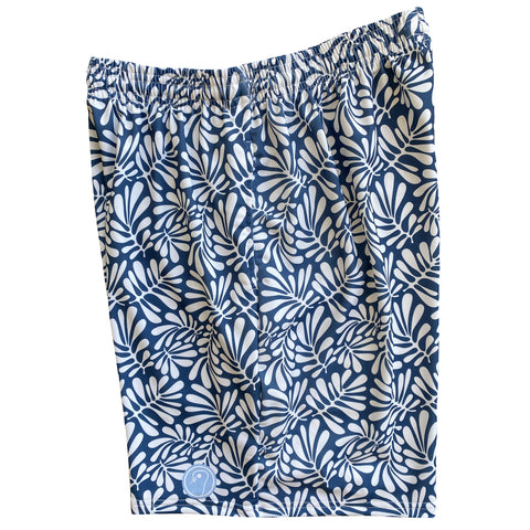 Mens Tropical Lacrosse Shorts - White