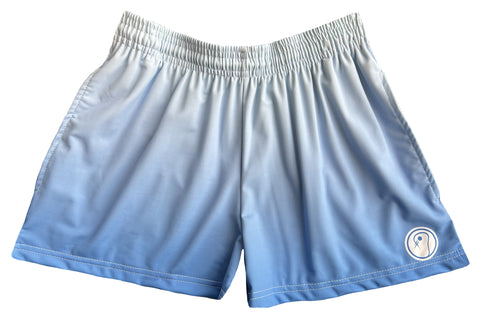 Womens Lacrosse Shorts - Blue Ombre