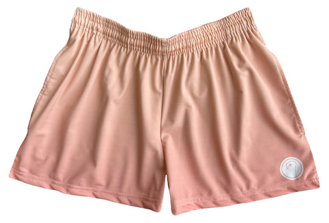 Womens Lacrosse Shorts - Peach Ombre