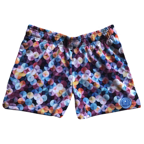 Girls Tropical Lacrosse Shorts - Purple – LAX SO HARD